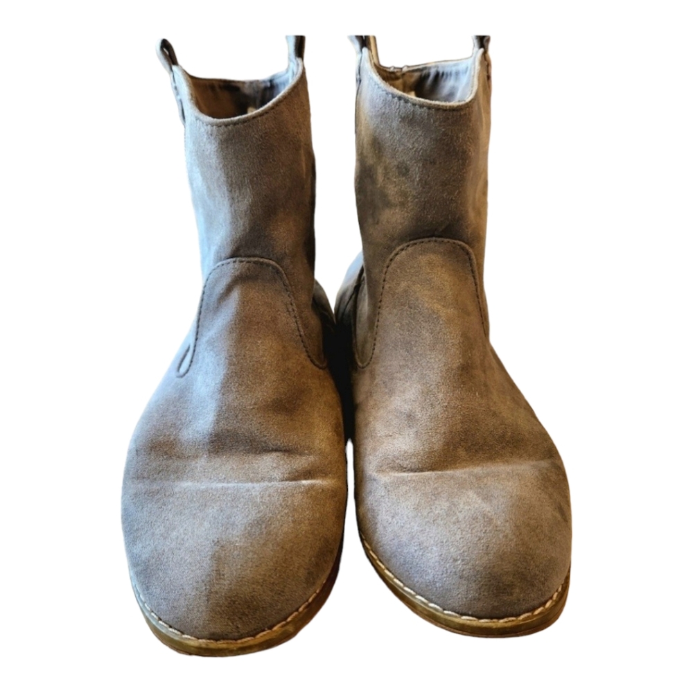 Grey Ankle Boots Size 8